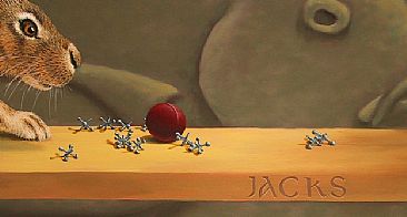 Jacks - detail  -  by Linda Herzog